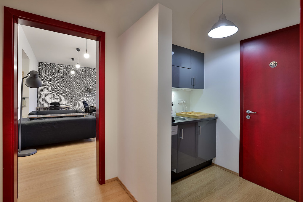 Chodba a kuchyňka coworK28